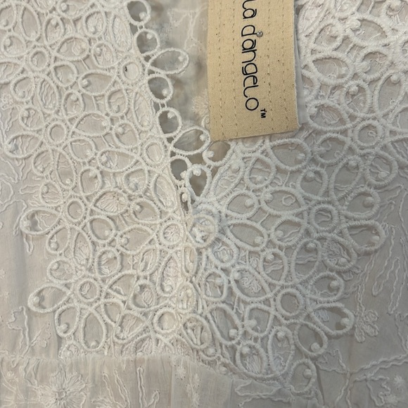 Rafaela D’Angelo. White boho or beach maxi dress. - Picture 4 of 11